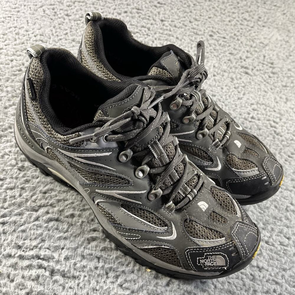 The North Face Gore-Tex Vibram Hiking Shoes Men Size 10 Gray Waterproof Trainers